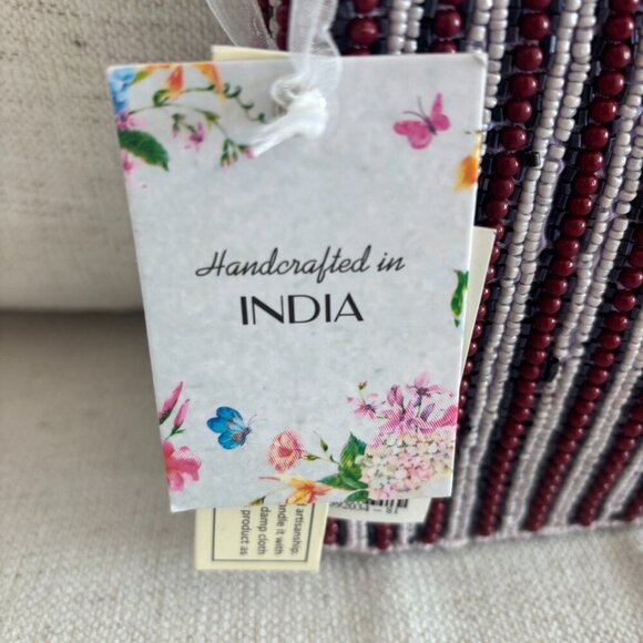 Viral Beaded Bags - NY Taxi Cab & Route 66 Shoulder Bags (2) - Made in India - Picture 7 of 15